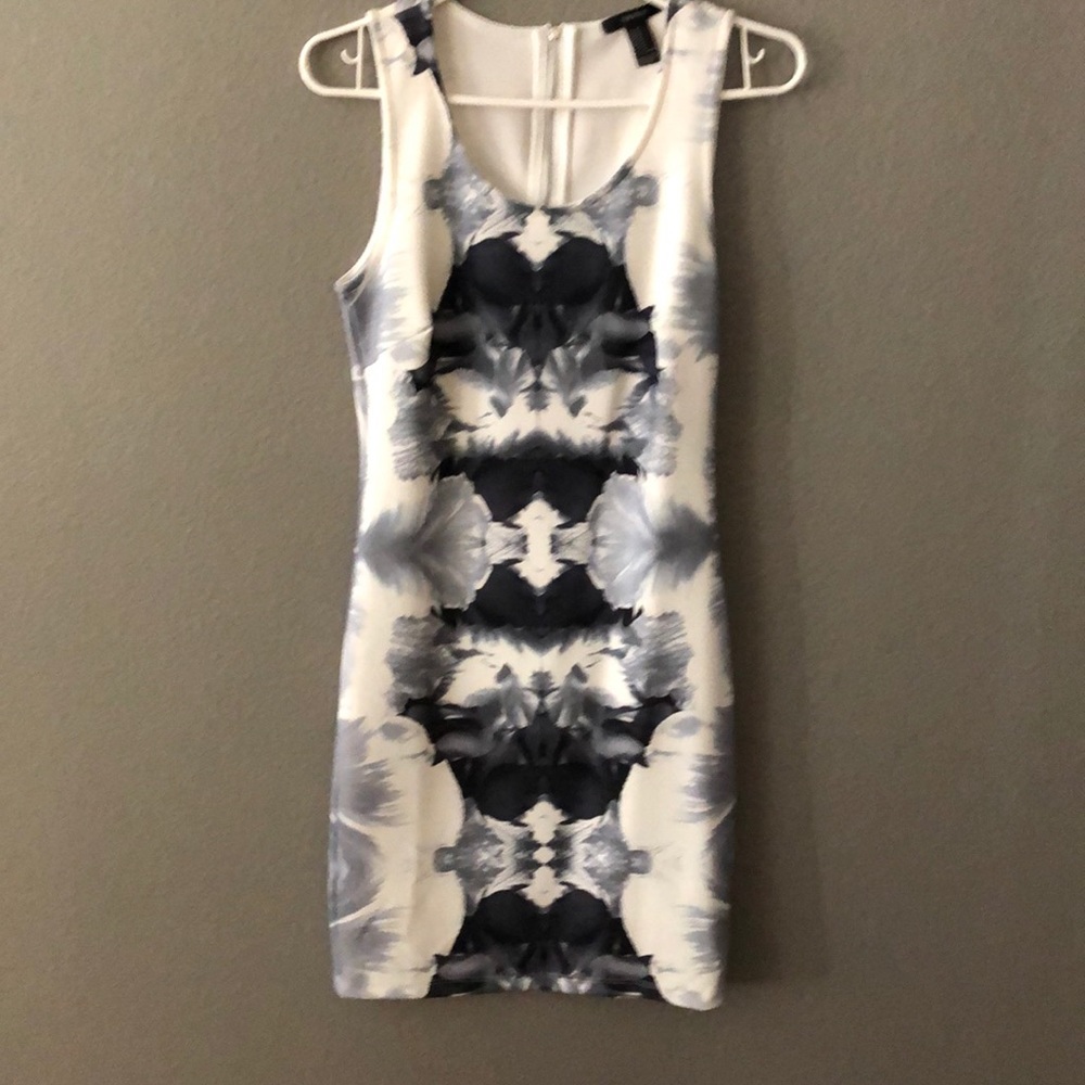 Scuba Material Mini Dress